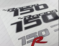 Mercury Racing 150R 2006-2012 Custom Outboard Decals Kit